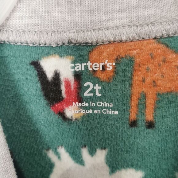 2/$15 Carter's fleece sleeper size 2 - Picture 2 of 4